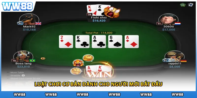 Luật chơi cơ bản dành cho người mới bắt đầu