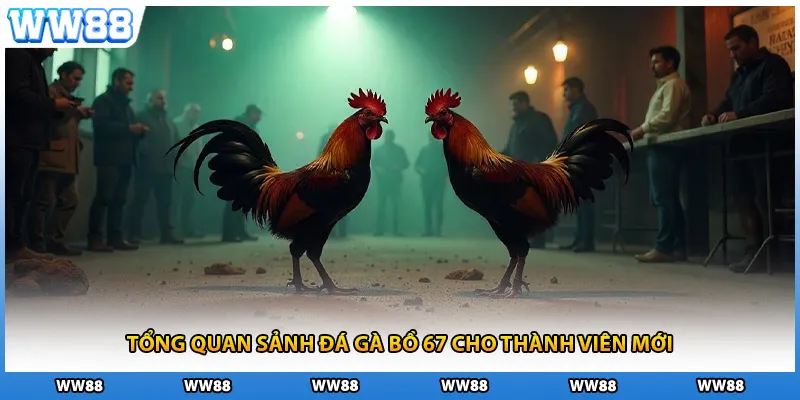 Tổng quan sảnh đá gà bồ 67 cho thành viên mới